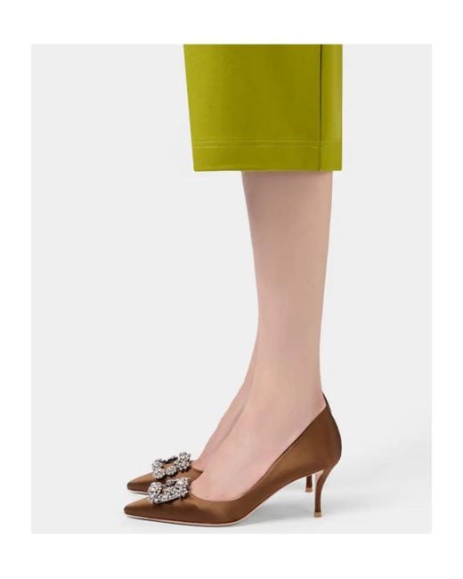 Roger Vivier Brown Efflorescence Pumps