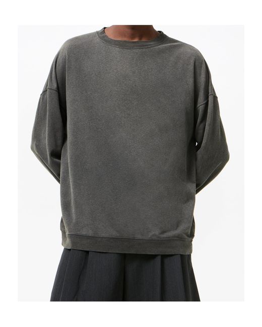 Our Legacy Gray Relaxed Crewneck Sweatshirt for men