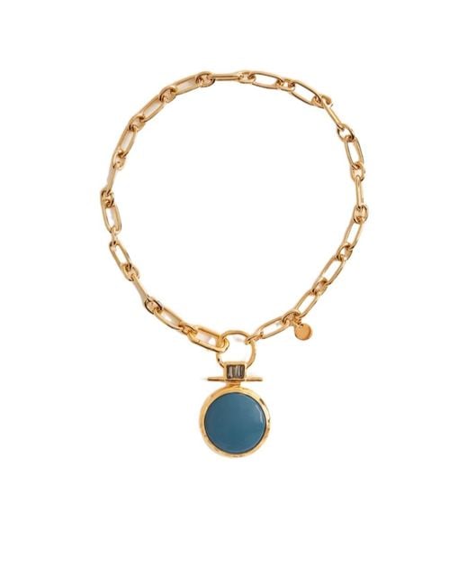 LaDoubleJ Multicolor La Doublej Shen Loop Pendant Chain Necklace