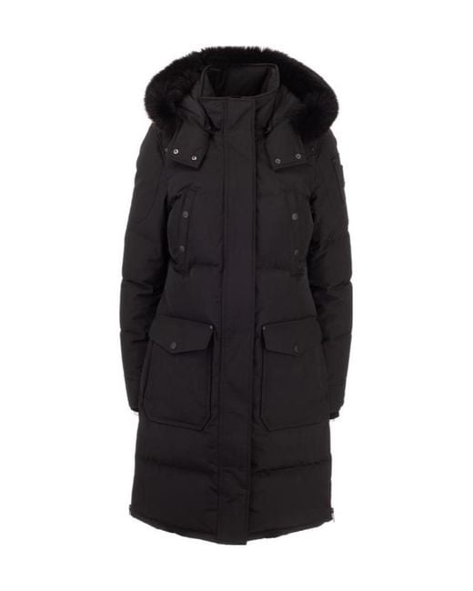 Moose Knuckles Black Causapscal Puffer Coat