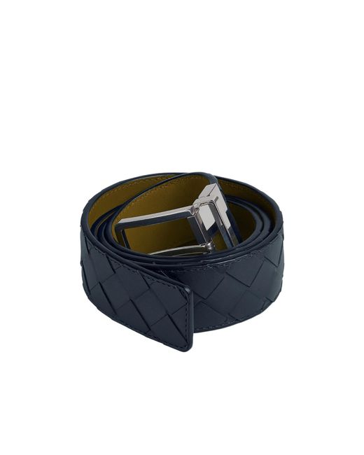 Bottega Veneta Multicolor Intrecciato Reversible Belt for men