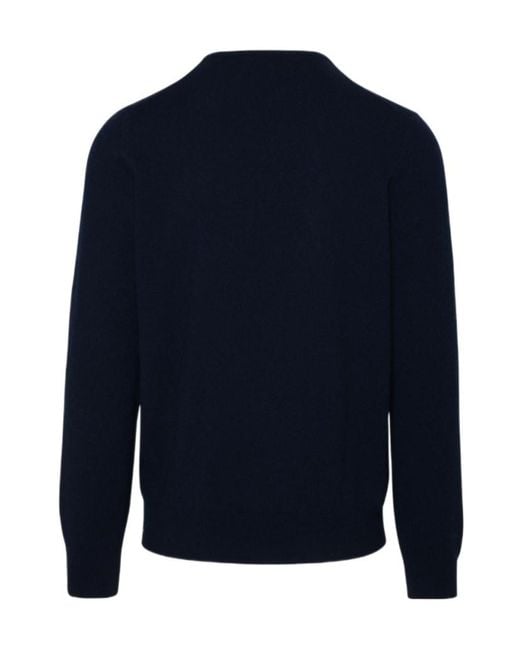 Gran Sasso Blue Long Sleeve Crewneck Jumper for men