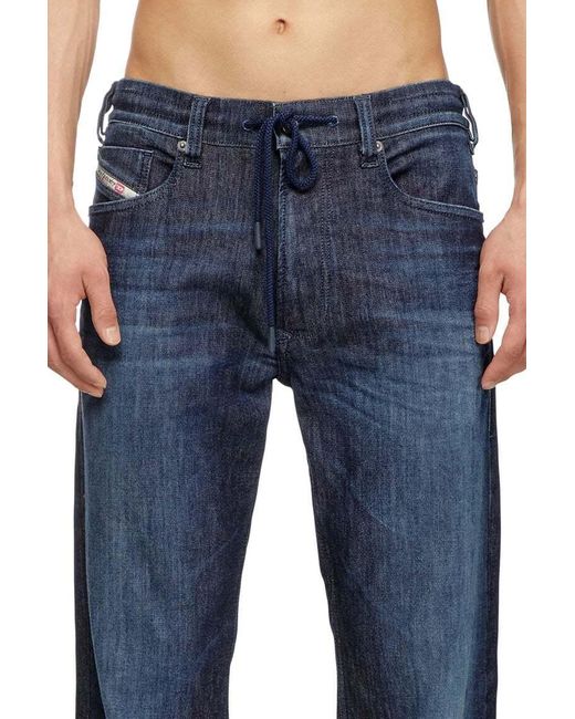 DIESEL Blue D Reel Jogg Loose Jeans for men