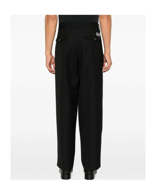 Nine:inthe:morning Black Casual Pants With Belt Loops for men
