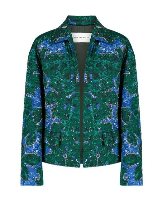 Dries Van Noten Green Vonda Jacket