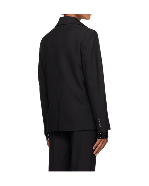 16Arlington Black Single-Breasted Long Sleeve Suit Jacket for men