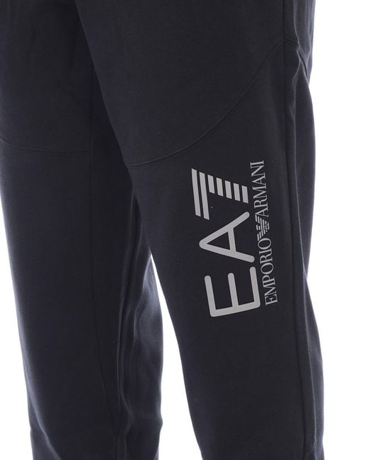 EA7 Blue Logo Sweatpants for men