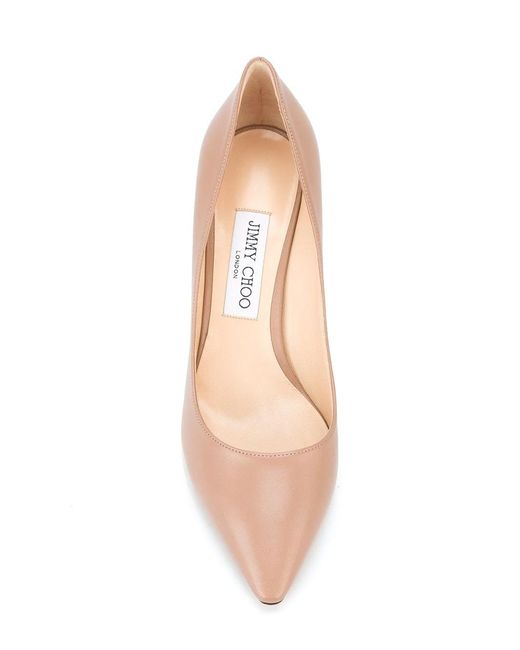 Jimmy Choo Pink Romy 85 Pumps