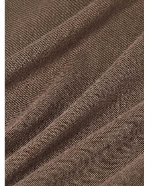 Zegna Brown Cotton T-Shirt for men