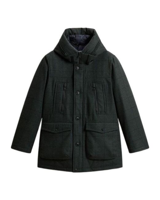 Woolrich Black Arctic Padded Parka for men