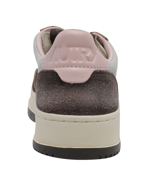 Autry Gray Medalist Low-Top Sneakers