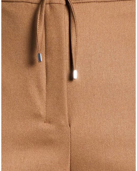 Max Mara Natural Solid-Color Loose Trousers