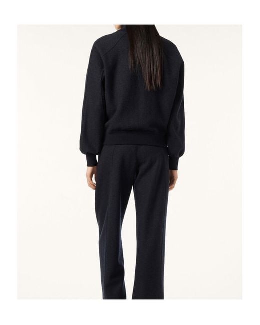 Loro Piana Blue Rio Bodro High-Neck Zip Bomber