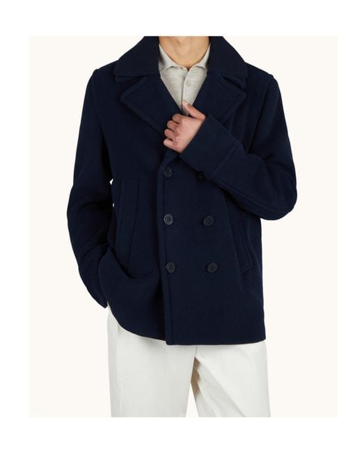 Paul & Shark Blue Double-Breasted Jacket for men