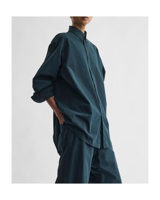 Phoebe Philo Blue Button-Down Collar Shirt