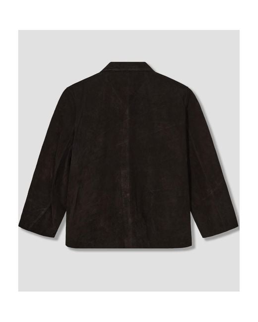 Bode Black Collared Shirt for men