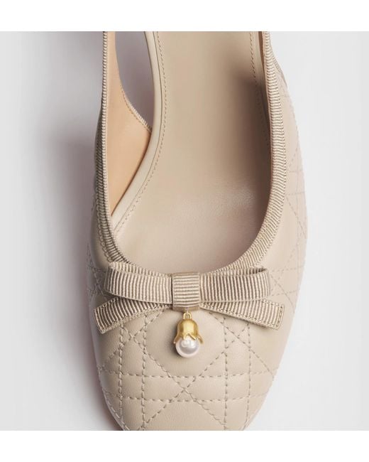 Dior Natural Ballet Slingback Pump