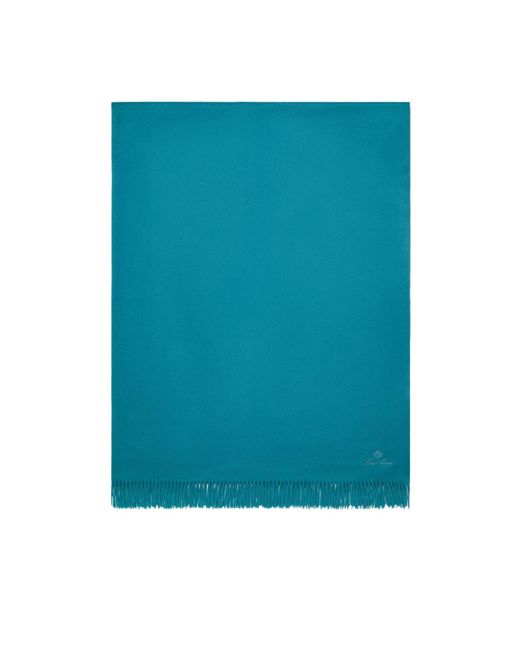 Loro Piana Blue Unito Blanket for men
