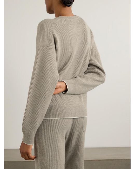 arch4 Natural Ribbed Sweater