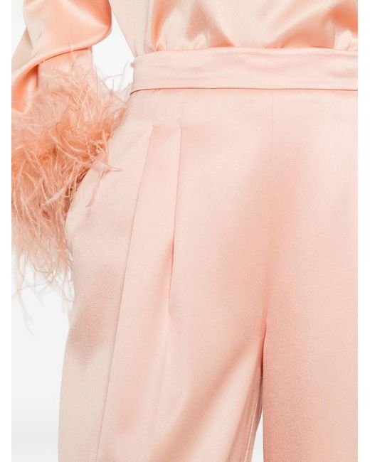 Twinset Pink Pleated Trousers