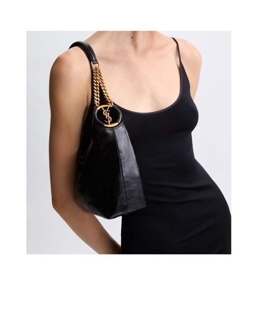 Saint Laurent Black Hortense Small