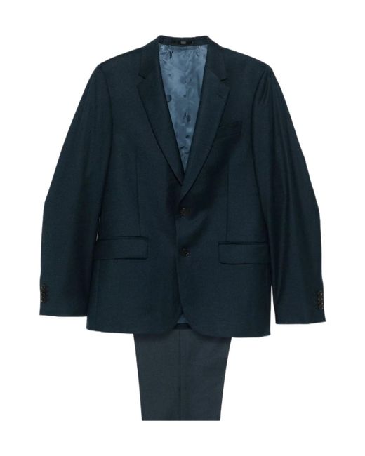 Paul Smith Blue Twill Suit for men
