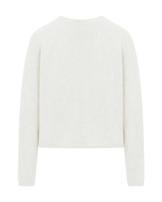 Lisa Yang White Lexia Sweater