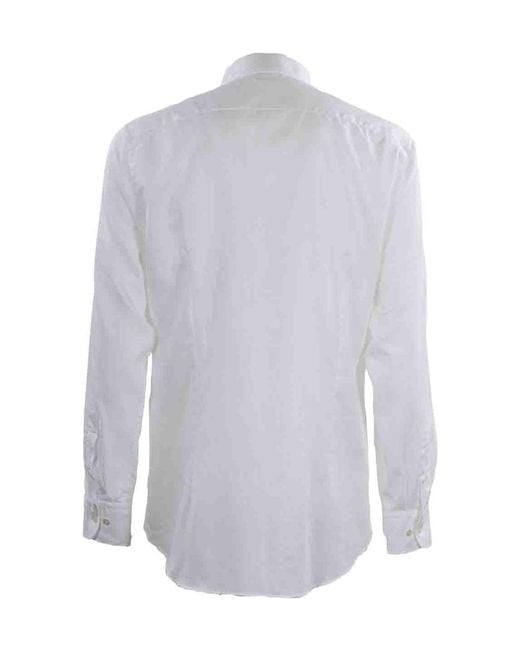 Etro Blue Long-Sleeved Button-Up Shirt for men