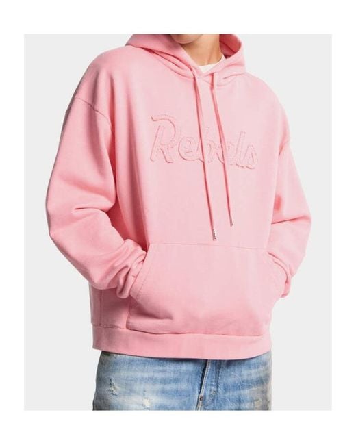 DSquared² Pink Rebels Relax Fit Hoodie for men