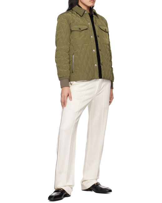 Tom Ford Green Quilted Cotton Suit for men