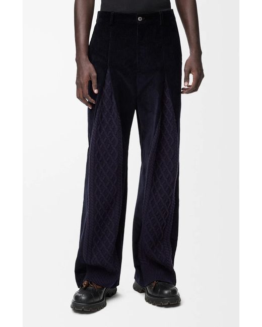 Loewe Black Belt Loop Casual Pants for men