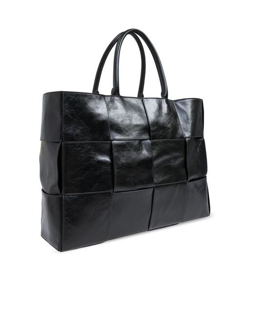 Bottega Veneta Black Arco Large Shopper Bag for men