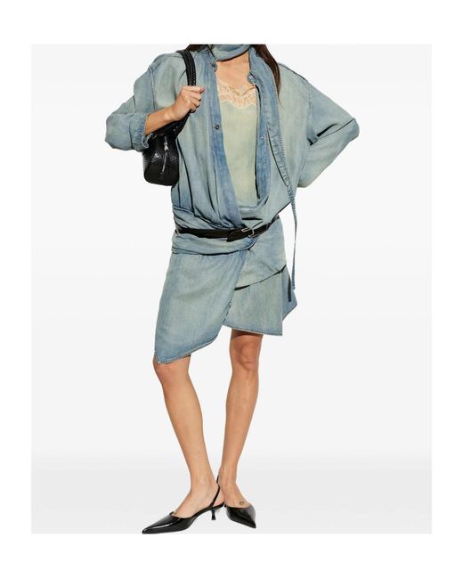 DIESEL Blue De-Tilora- Denim Dress