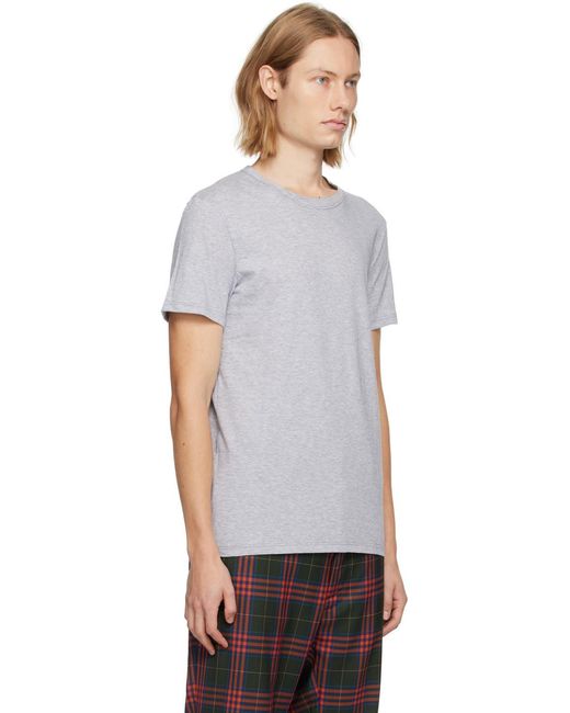 Vivienne Westwood White Three-Pack Crewneck T-Shirts for men