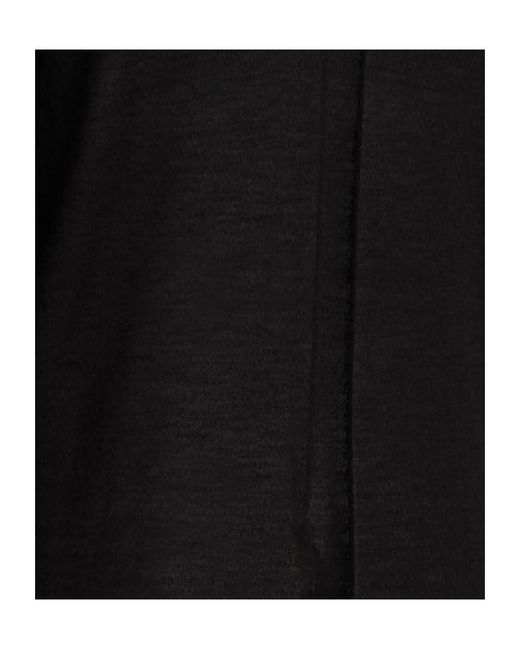 Rick Owens Black Level Turtleneck Wool Knit Top for men