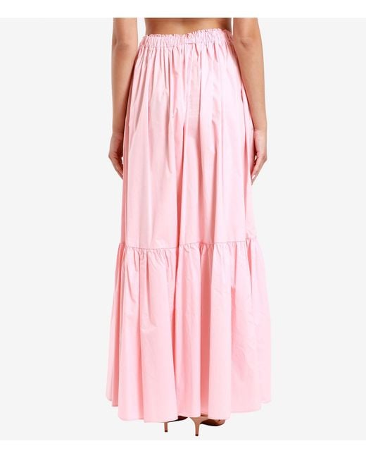 Aniye By Pink Button Pleated Skirt