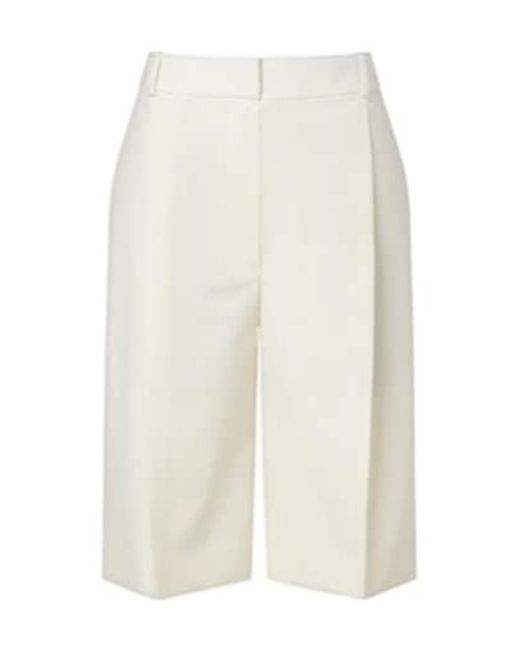 Rohe White Virgin Wool Bermuda Shorts