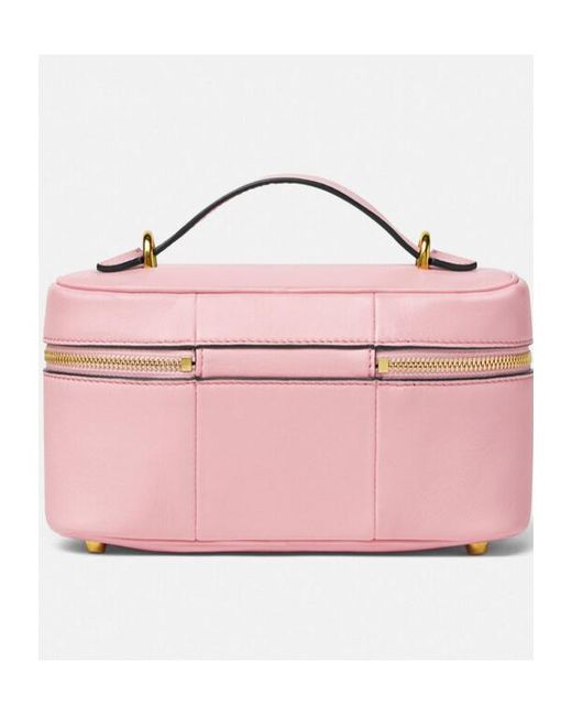 Versace Pink Tag Zipped Vanity Bag