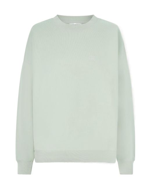 Anine Bing Green Long-Sleeved Sweatshirt
