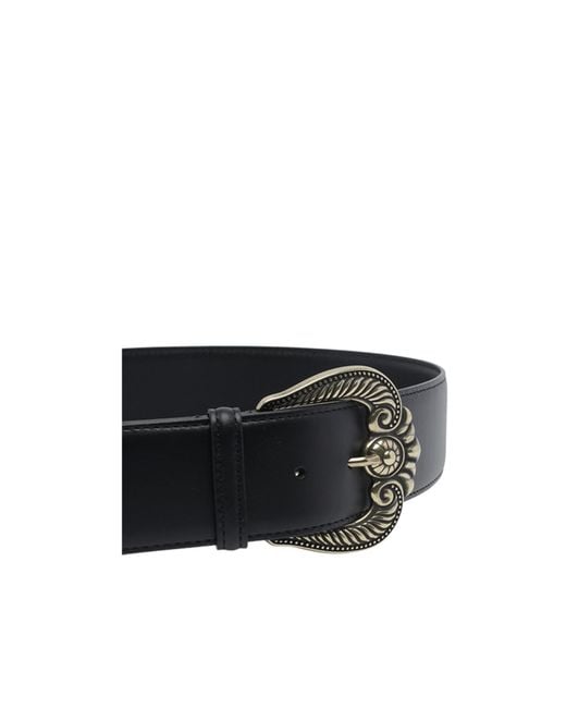 Etro White Pin Buckle Belt