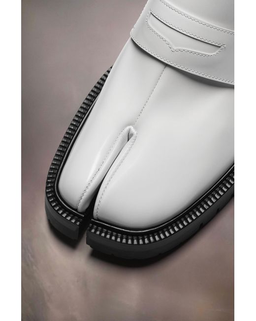 Maison Margiela White Tabi Loafers