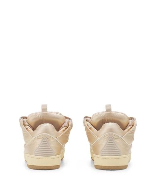 Lanvin Natural Curb Sneakers