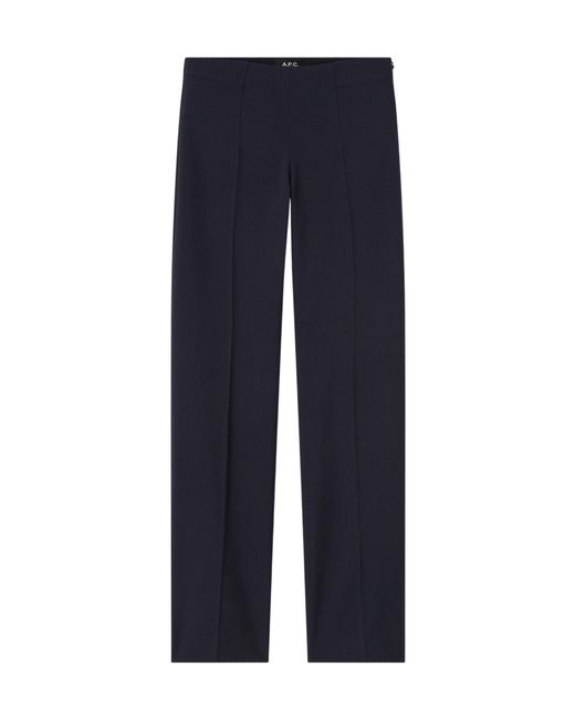 A.P.C. Blue Logo Casual Pants
