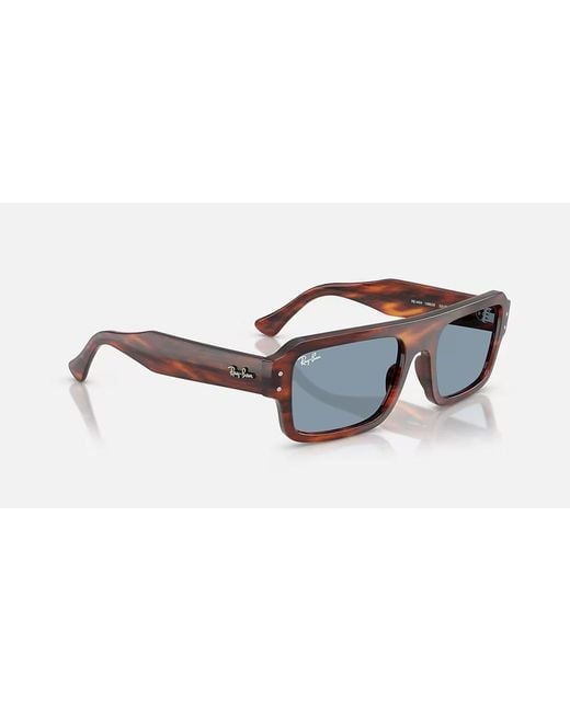 Ray-Ban Blue Lukas Rectangular Sunglasses for men