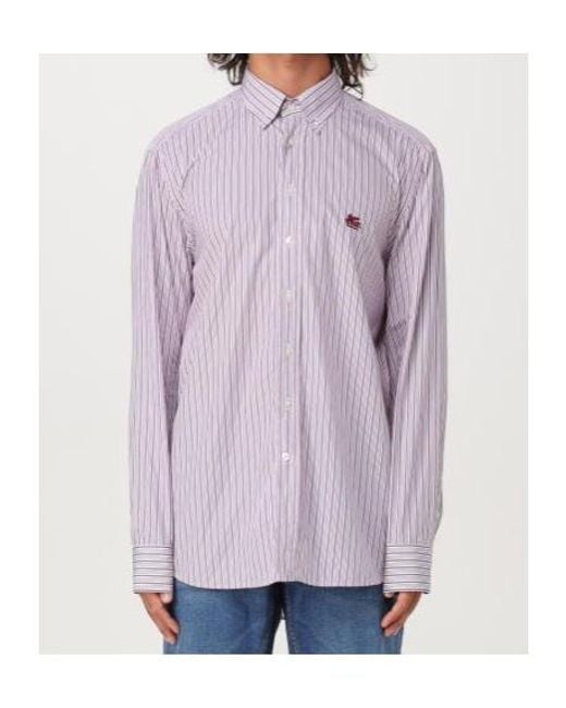 Etro Purple Shirts for men