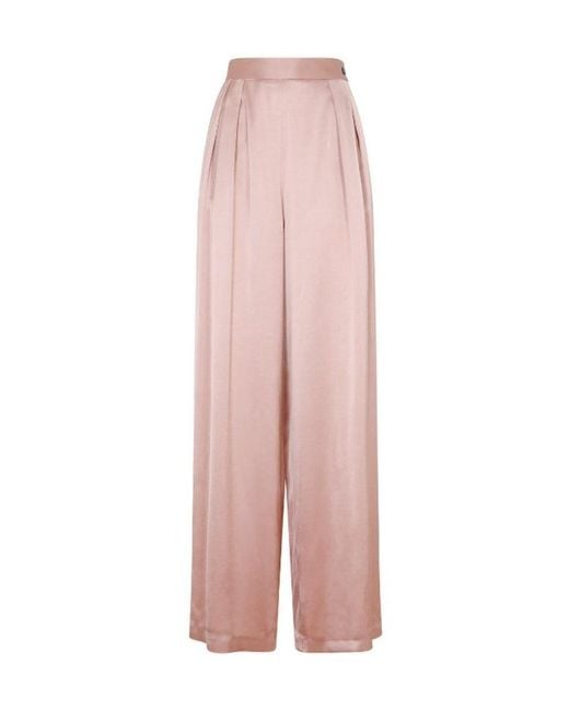 Fabiana Filippi Pink Pleated Detail Casual Pants