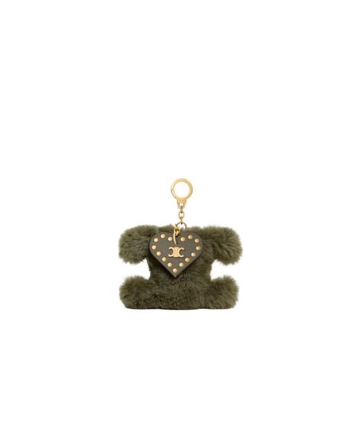 Céline Green Triomphe Pom-Pom Charm