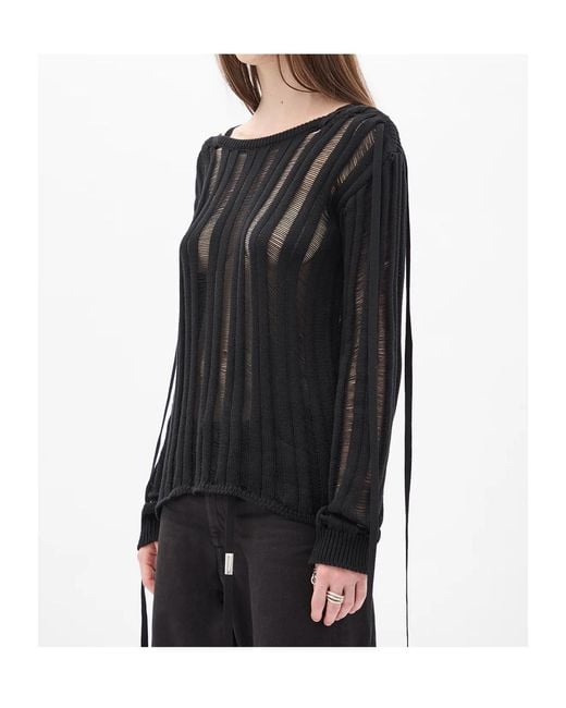 Ann Demeulemeester Black Gala Sweater