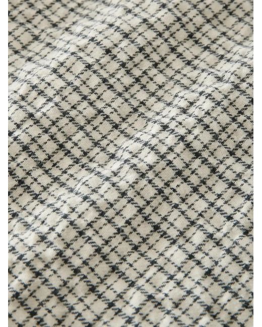 Studio Nicholson Gray Plaid Shirt for men