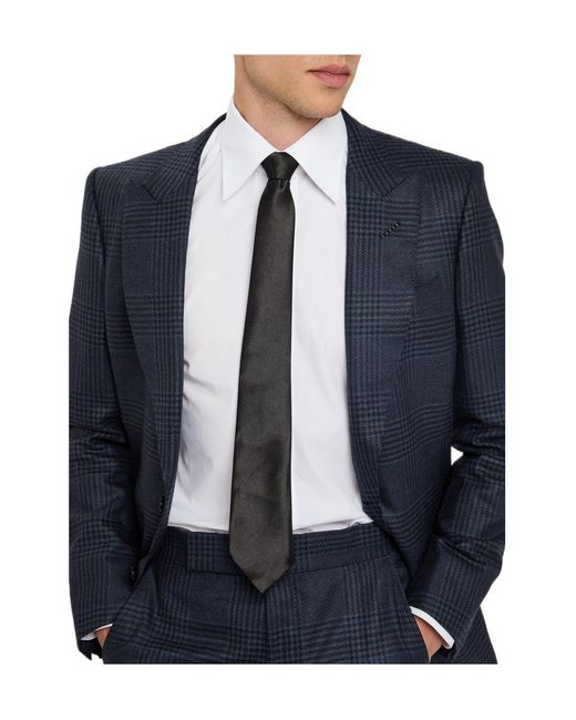 Tom Ford White Solid-Color Long-Sleeve Shirt for men